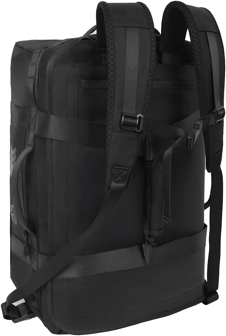 2in1 Travel Backpack Duffle Convertible Duffel Bag with Backpack Straps,40LBlack