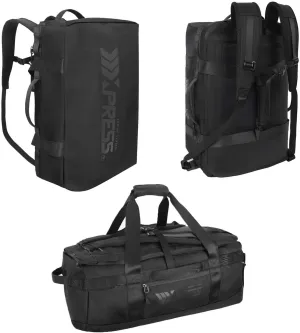 2in1 Travel Backpack Duffle Convertible Duffel Bag with Backpack Straps,40LBlack