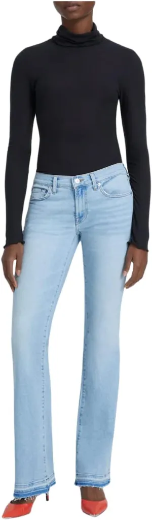 7 For All Mankind Women's Original Bootcut with Released Flare Pants