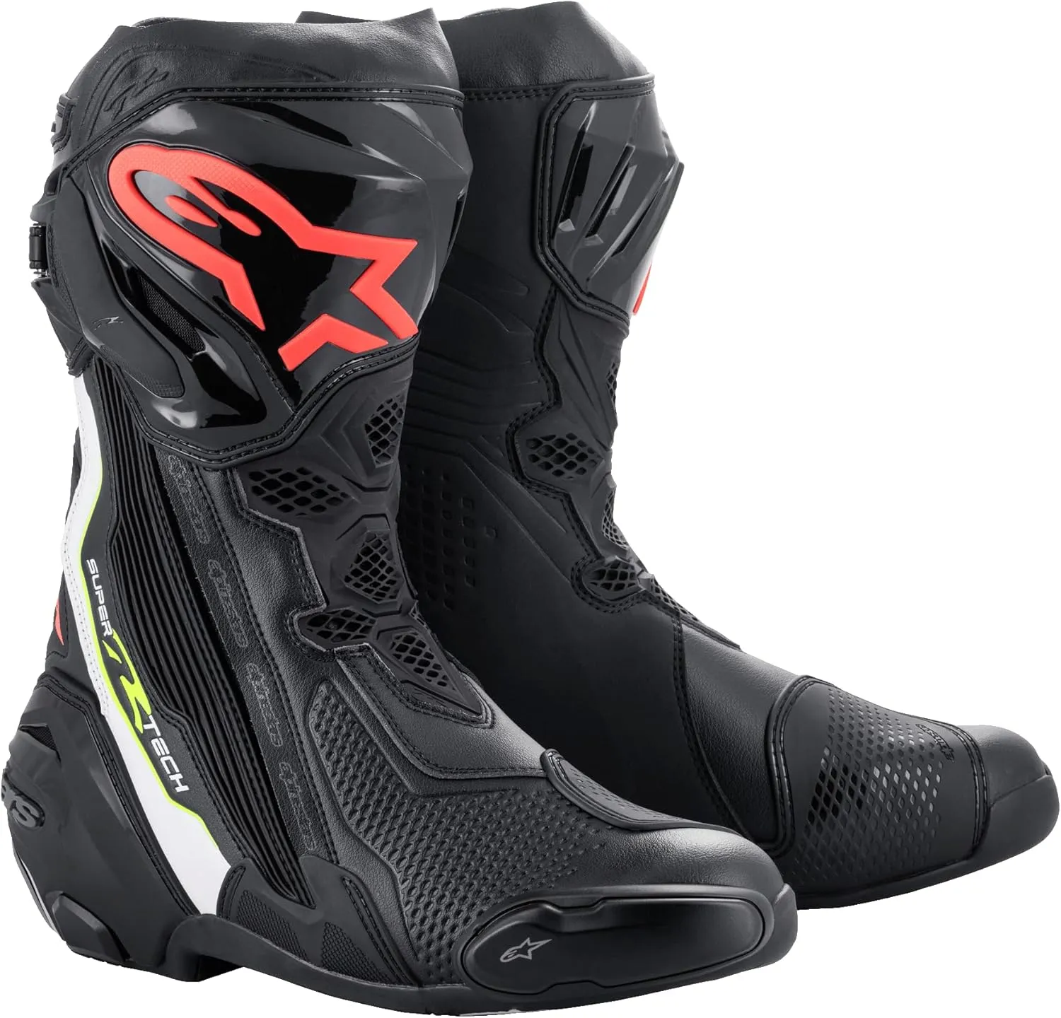 Alpinestars Supertech R Motocycle Racing Boots, CE-Certified High-Performance
