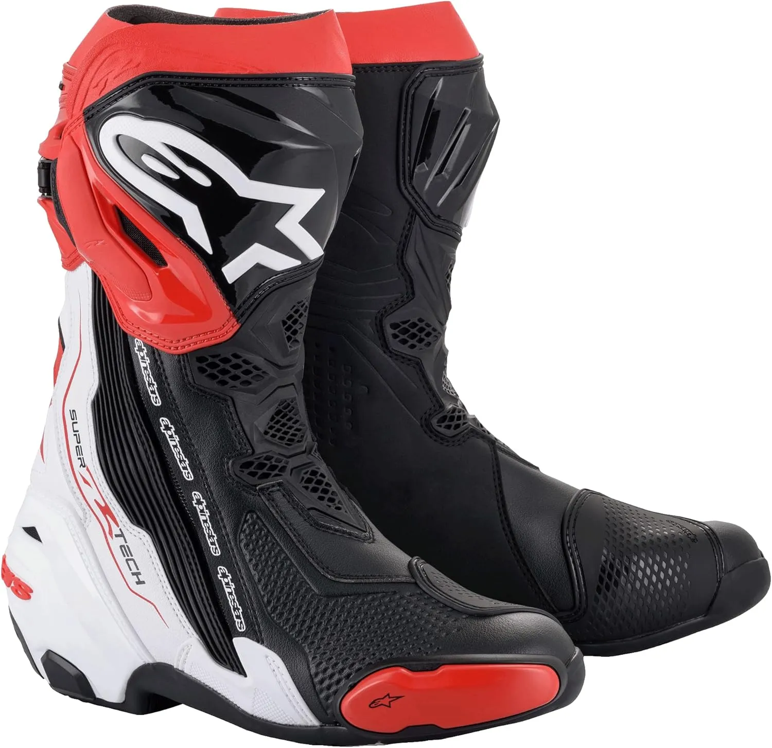 Alpinestars Supertech R Motocycle Racing Boots, CE-Certified High-Performance