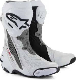 Alpinestars Supertech R Vented Motorcycle Boots, Pro-Level Protection & Comfort, CE Certified, Enhanced Ventilation