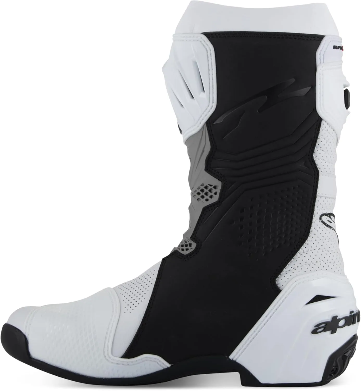 Alpinestars Supertech R Vented Motorcycle Boots, Pro-Level Protection & Comfort, CE Certified, Enhanced Ventilation