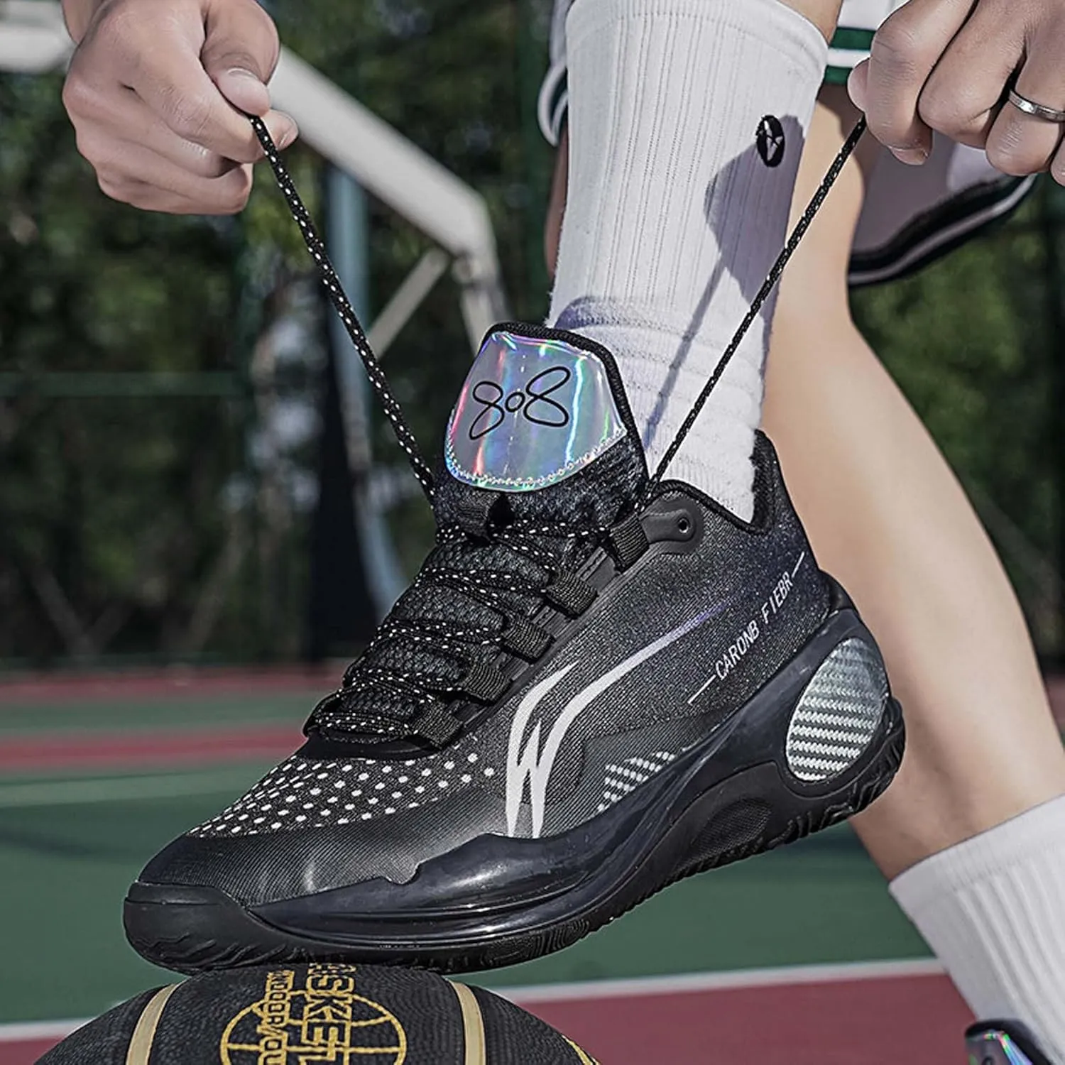 Basketball Men's Shoes Men's Fashion Sneakers Non-Slip Breathable Women's Tennis Running Shoes Street Personalized Sports Basketball Shoes