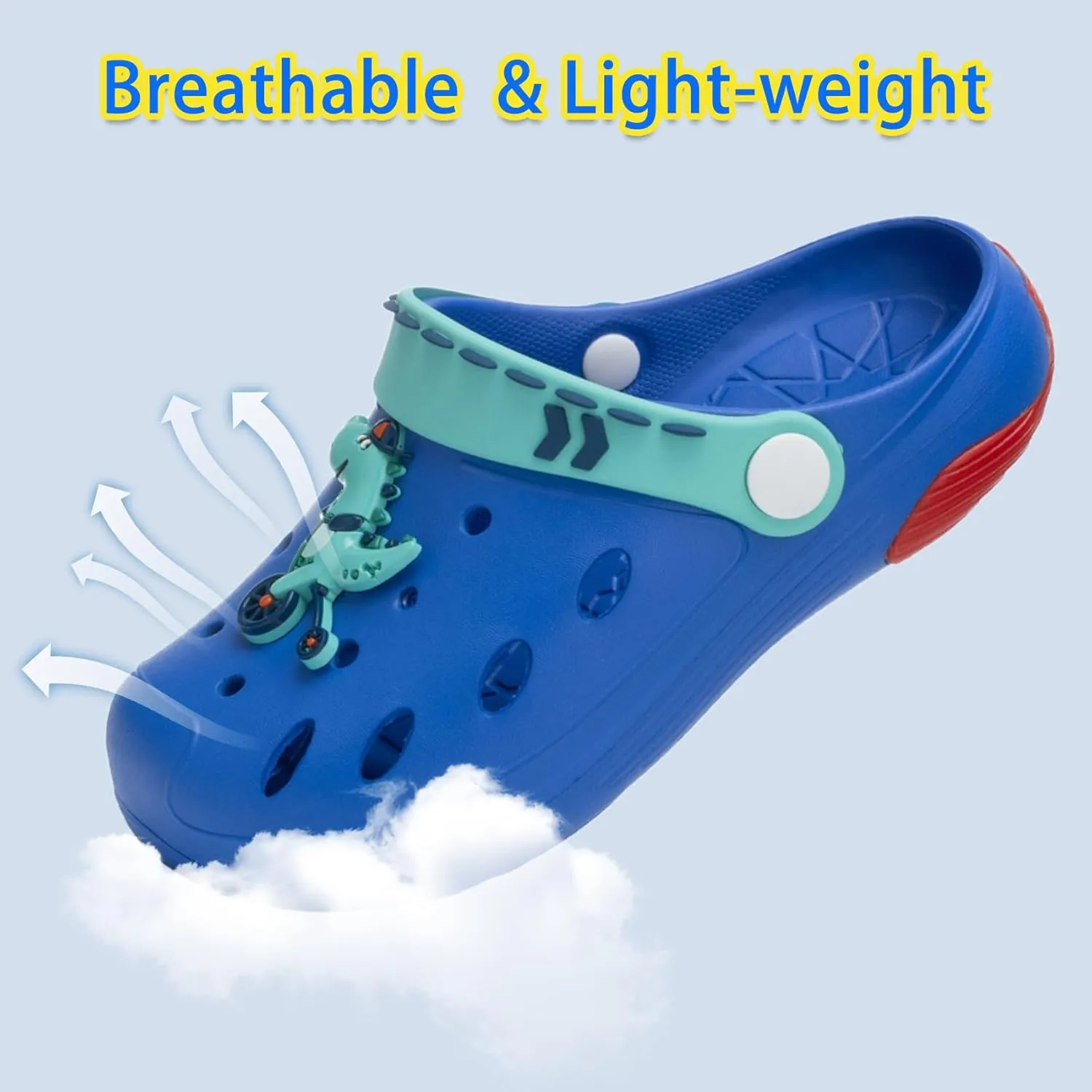 Beach Vacation Essentials Clogs for Toddler Kids Cute Cartoon Garden Water Shower Shoes Slides Slippers Pool Sandals Gifts for Boys Girls