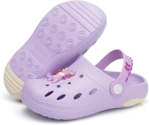 Beach Vacation Essentials Clogs for Toddler Kids Cute Cartoon Garden Water Shower Shoes Slides Slippers Pool Sandals Gifts for Boys Girls