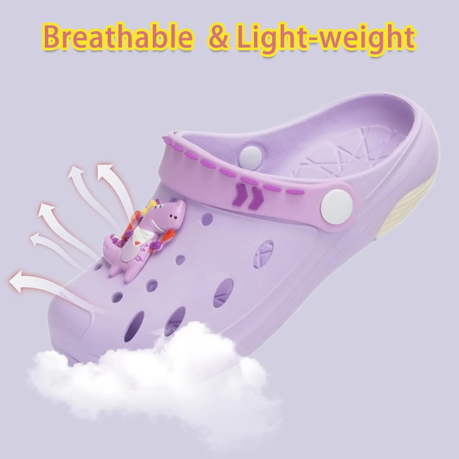Beach Vacation Essentials Clogs for Toddler Kids Cute Cartoon Garden Water Shower Shoes Slides Slippers Pool Sandals Gifts for Boys Girls