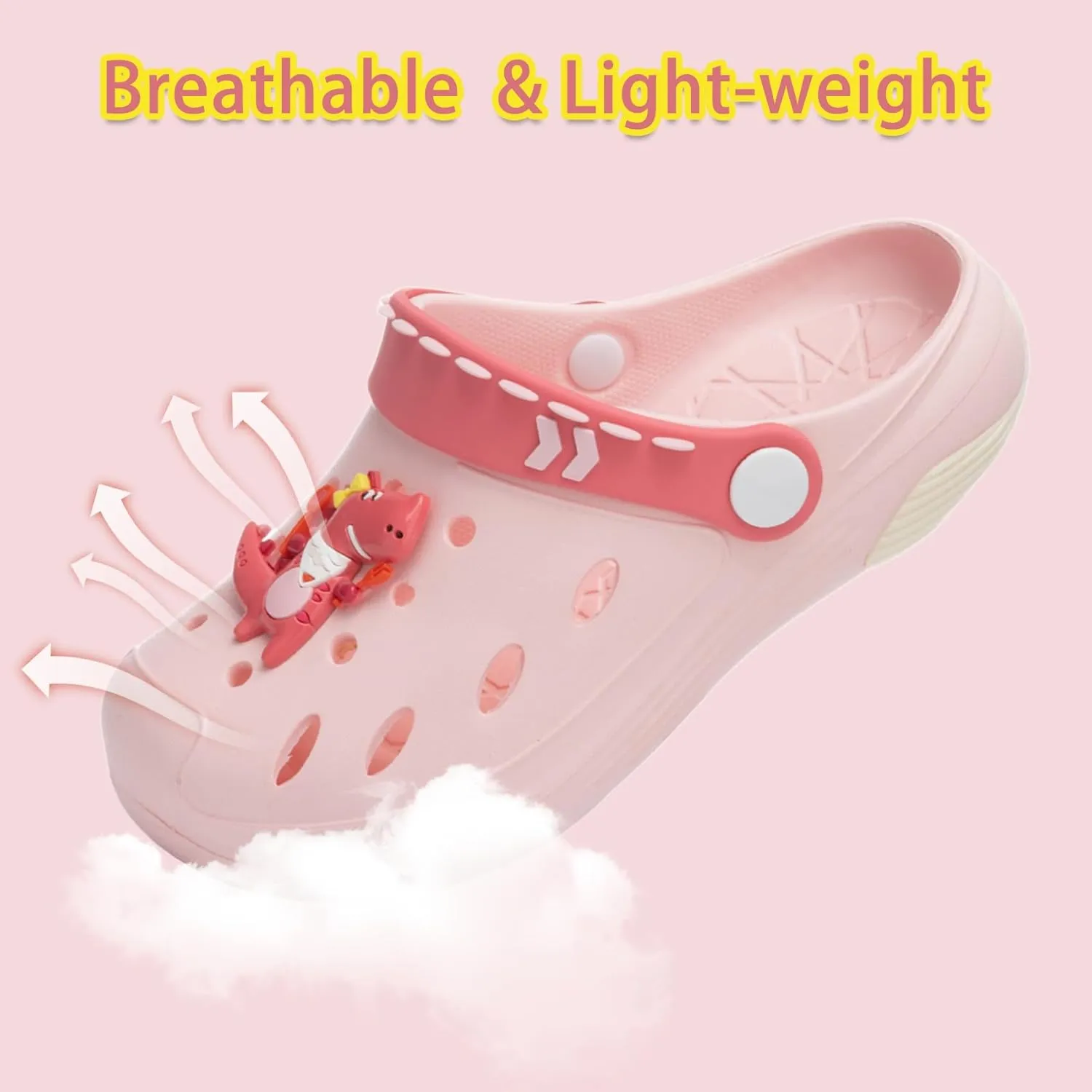Beach Vacation Essentials Clogs for Toddler Kids Cute Cartoon Garden Water Shower Shoes Slides Slippers Pool Sandals Gifts for Boys Girls