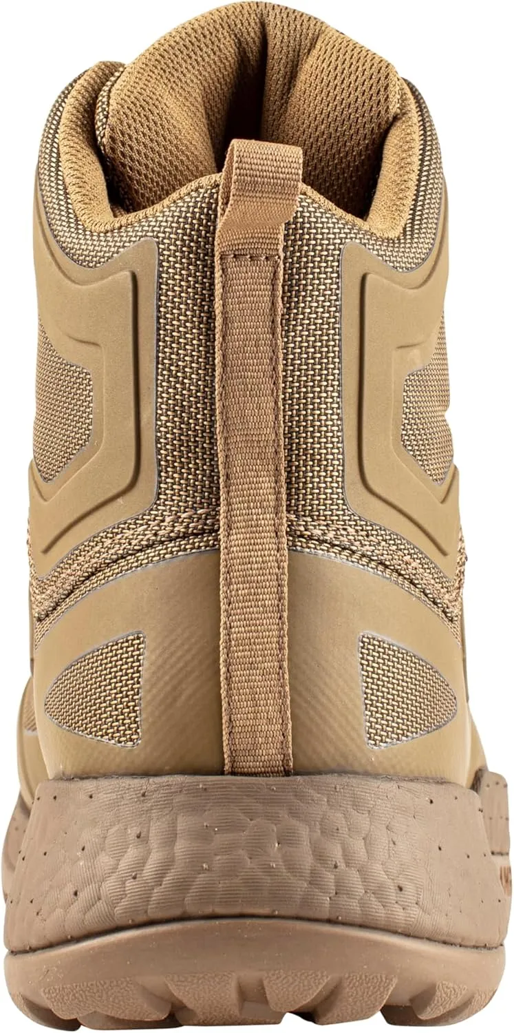 Belleville AMRAP Vapor Waterproof Mid-Cut Tactical Boots for Men - Designed for Police, EMS, and Security with Traction Outsole