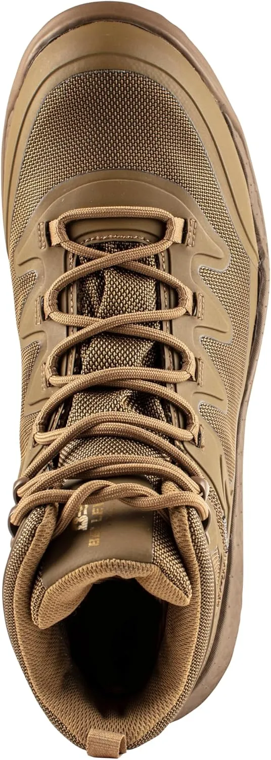 Belleville AMRAP Vapor Waterproof Mid-Cut Tactical Boots for Men - Designed for Police, EMS, and Security with Traction Outsole