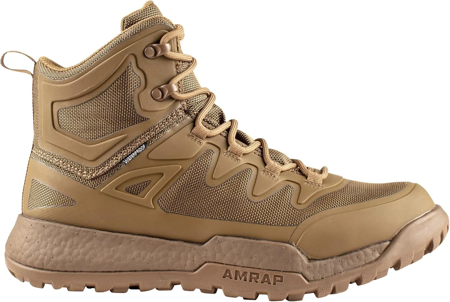 Belleville AMRAP Vapor Waterproof Mid-Cut Tactical Boots for Men - Designed for Police, EMS, and Security with Traction Outsole