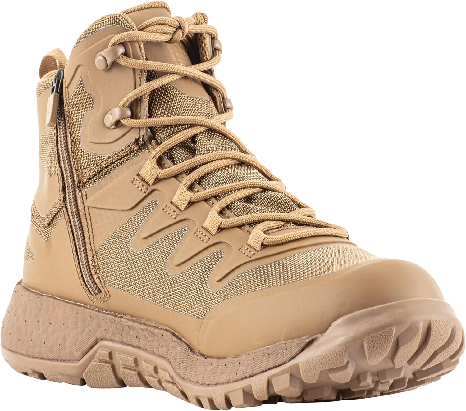 Belleville AMRAP Vapor Waterproof Mid-Cut Tactical Boots for Men - Designed for Police, EMS, and Security with Traction Outsole