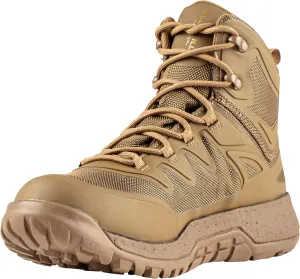 Belleville AMRAP Vapor Waterproof Mid-Cut Tactical Boots for Men - Designed for Police, EMS, and Security with Traction Outsole