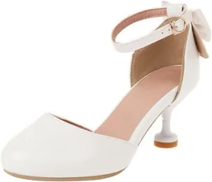 Big Kids Girls Dress Shoes Pumps High Heels High School Prom Shoes Sandals Bownet Shoes Kids Shoes Size 4