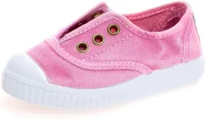 Cienta Kids Canvas Slip On Sneakers For Girls and Boys (Toddler/Little Kid/Big Kid)