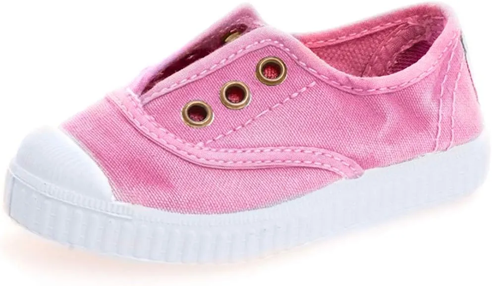 Cienta Kids Canvas Slip On Sneakers For Girls and Boys (Toddler/Little Kid/Big Kid)