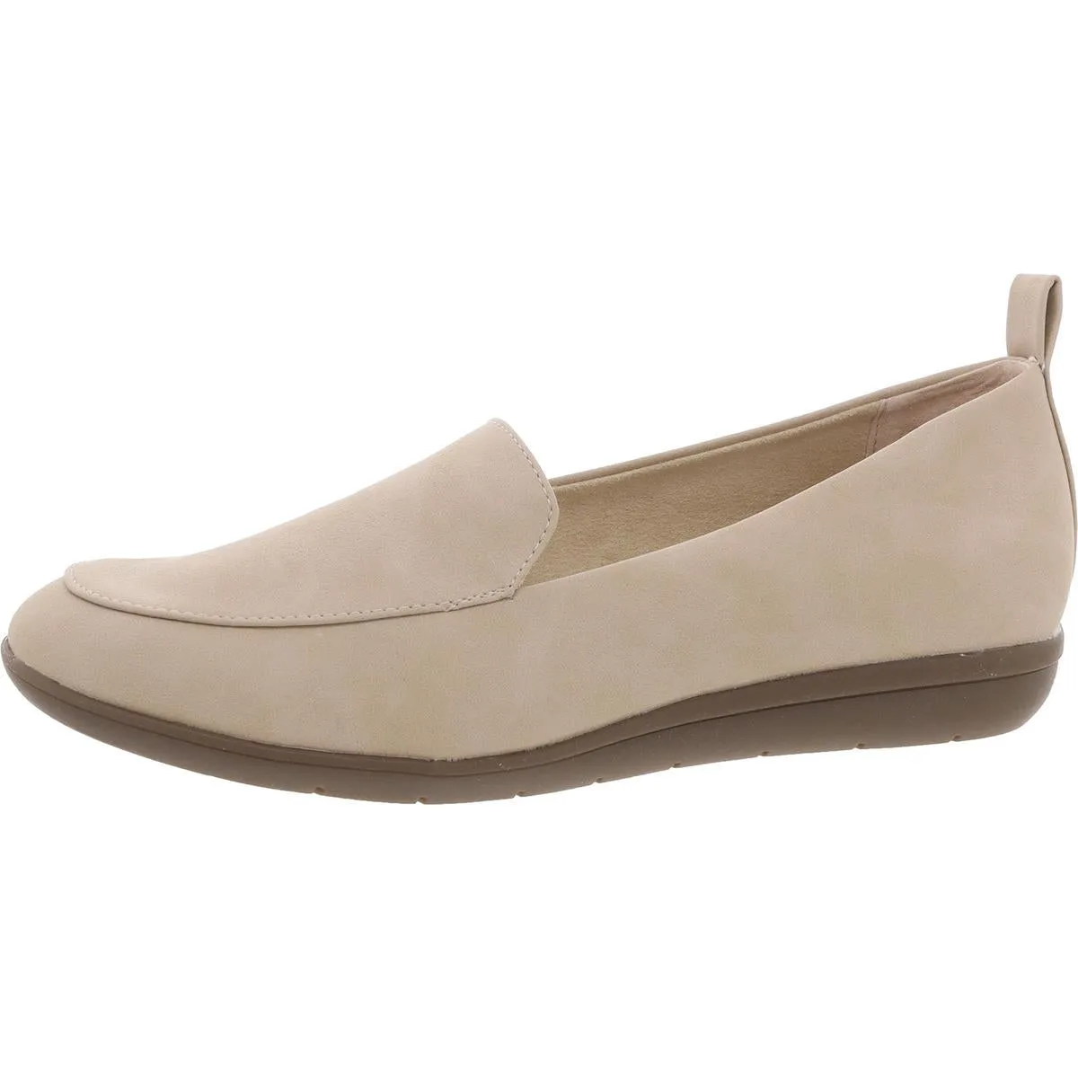 Cliffs by White Mountain Womens Twiggy Solid Faux Leather Loafers
