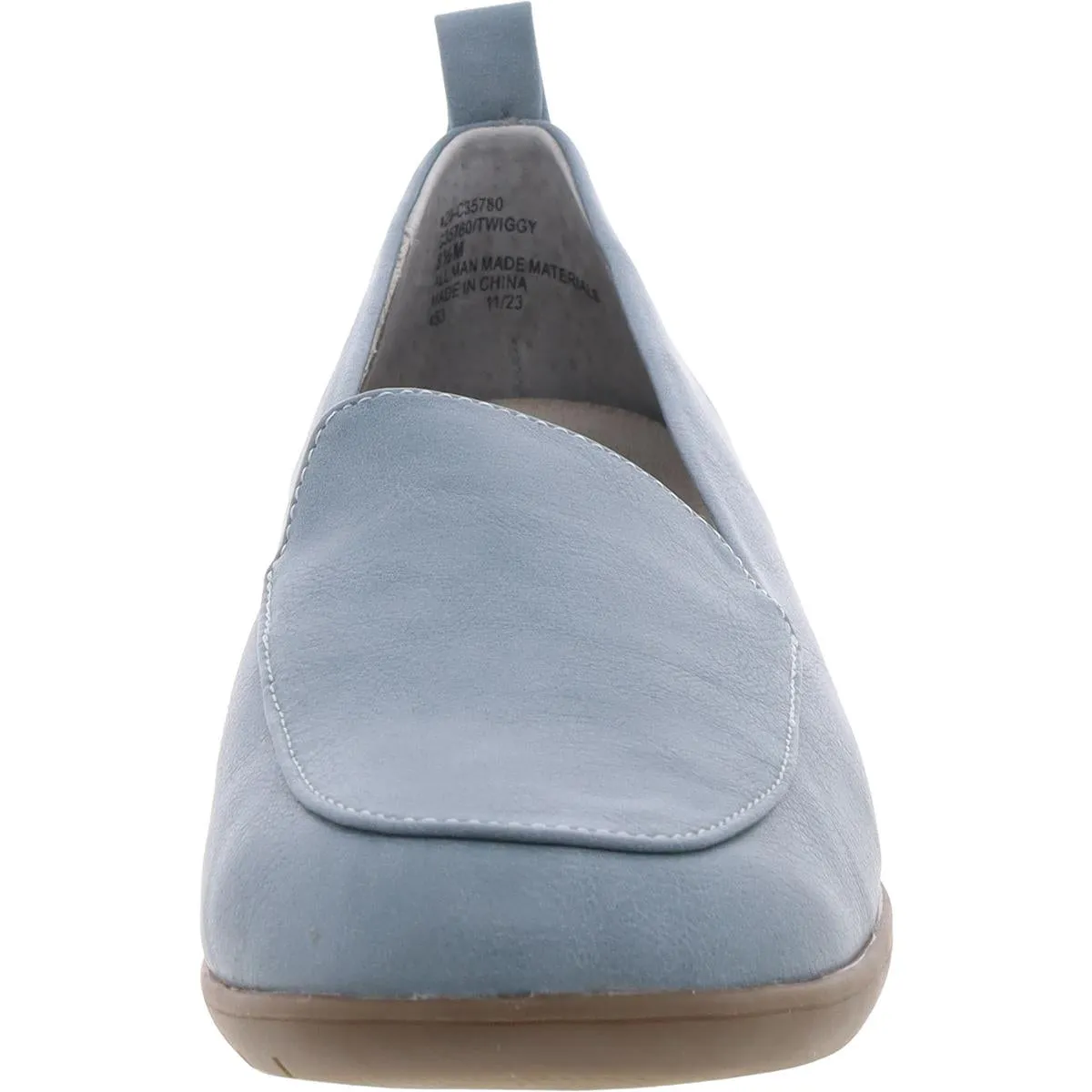Cliffs by White Mountain Womens Twiggy Solid Faux Leather Loafers