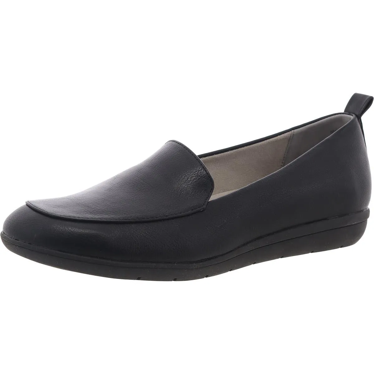 Cliffs by White Mountain Womens Twiggy Solid Faux Leather Loafers