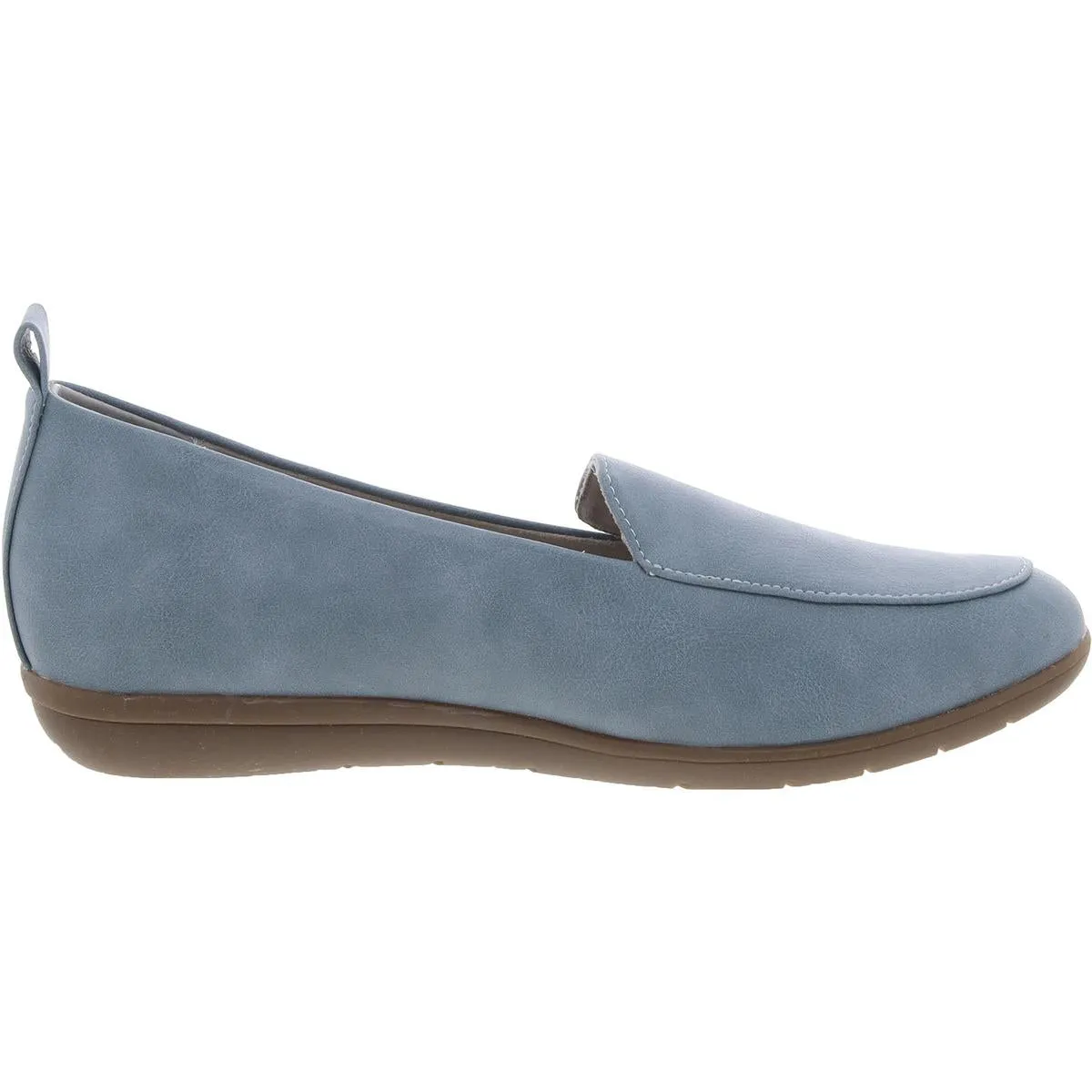Cliffs by White Mountain Womens Twiggy Solid Faux Leather Loafers