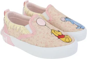 Disney Winnie The Pooh Slip On Sneakers Pooh Bear Shoes for Kids and Toddlers