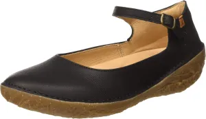 El Naturalista Women's Ankle Strap Ballet Flats