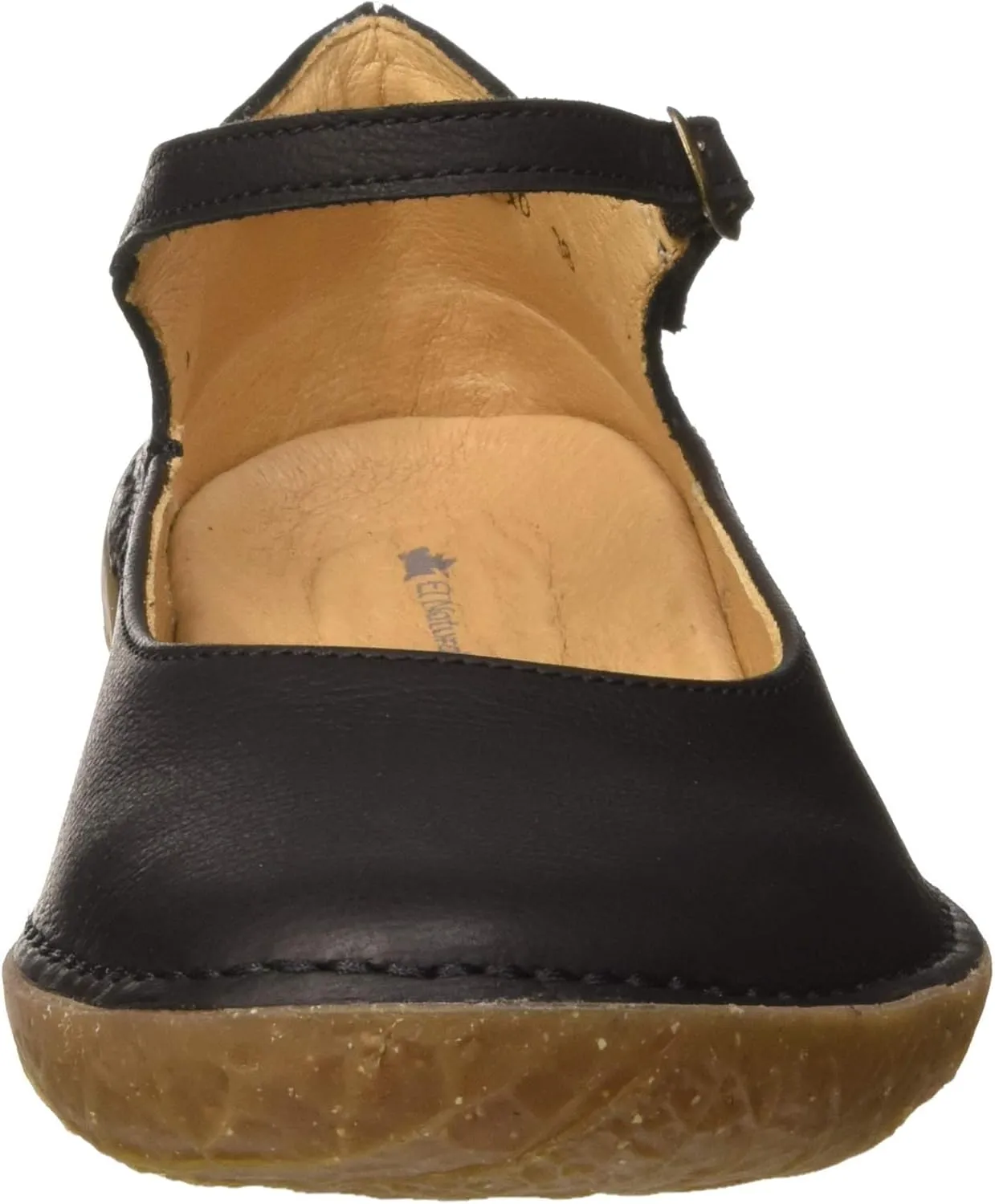 El Naturalista Women's Ankle Strap Ballet Flats