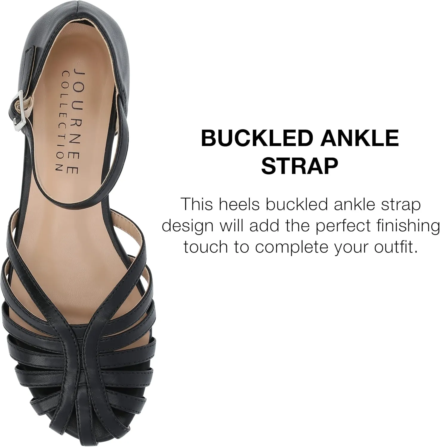 Faux Leather Fisherman Sandals by Journee Collection