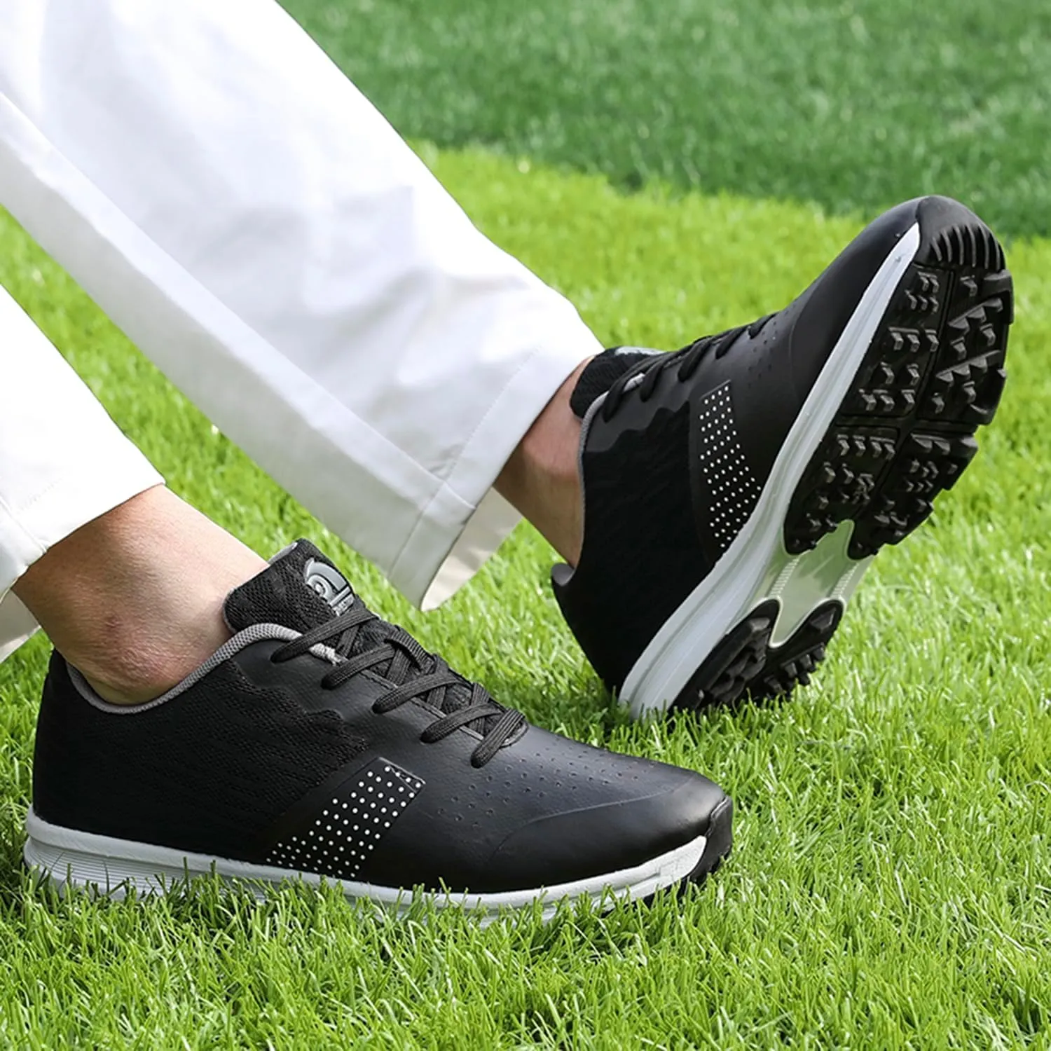 Golf Shoes Men Sipkeless Golf Wears for Men Golfers Sneakers Outdoor Walking Footwears