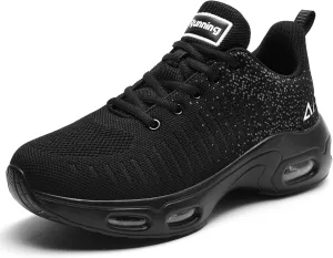 GOOBON Wide Toe Box Running Shoes Women Air Walking Sneakers Wide Width Tennis Athletic Shoes