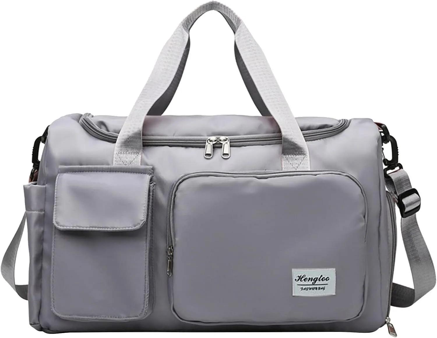 Gym Bags for Women with Shoes Compartment,28L Waterproof Duffel Bag,Overnight Bag for Sports Travel Yoga Workout