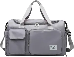 Gym Bags for Women with Shoes Compartment,28L Waterproof Duffel Bag,Overnight Bag for Sports Travel Yoga Workout