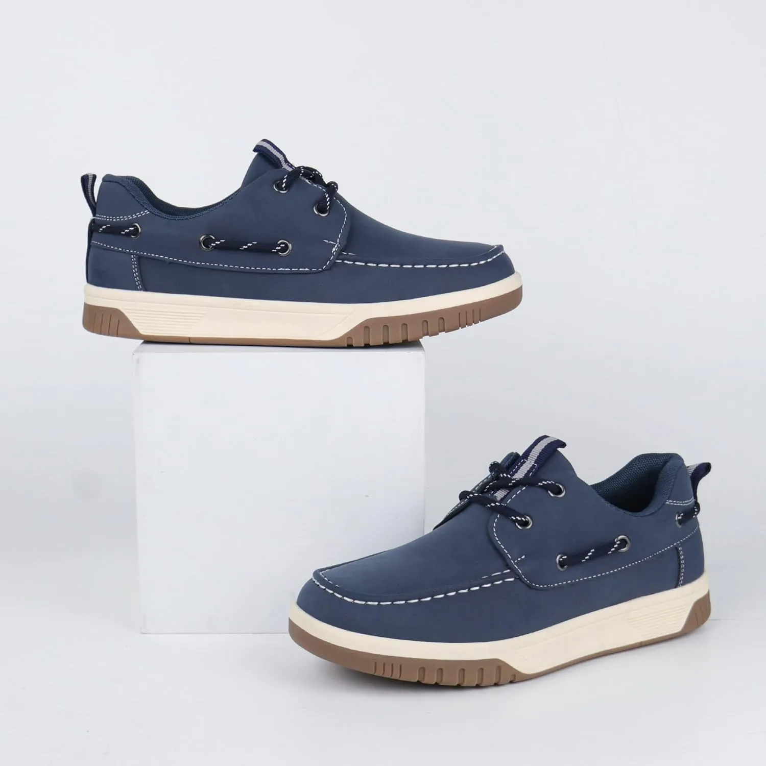 Hawkwell Kids Boys Loafer Casual School Flat Boat Shoes(Toddler/Little Kid)