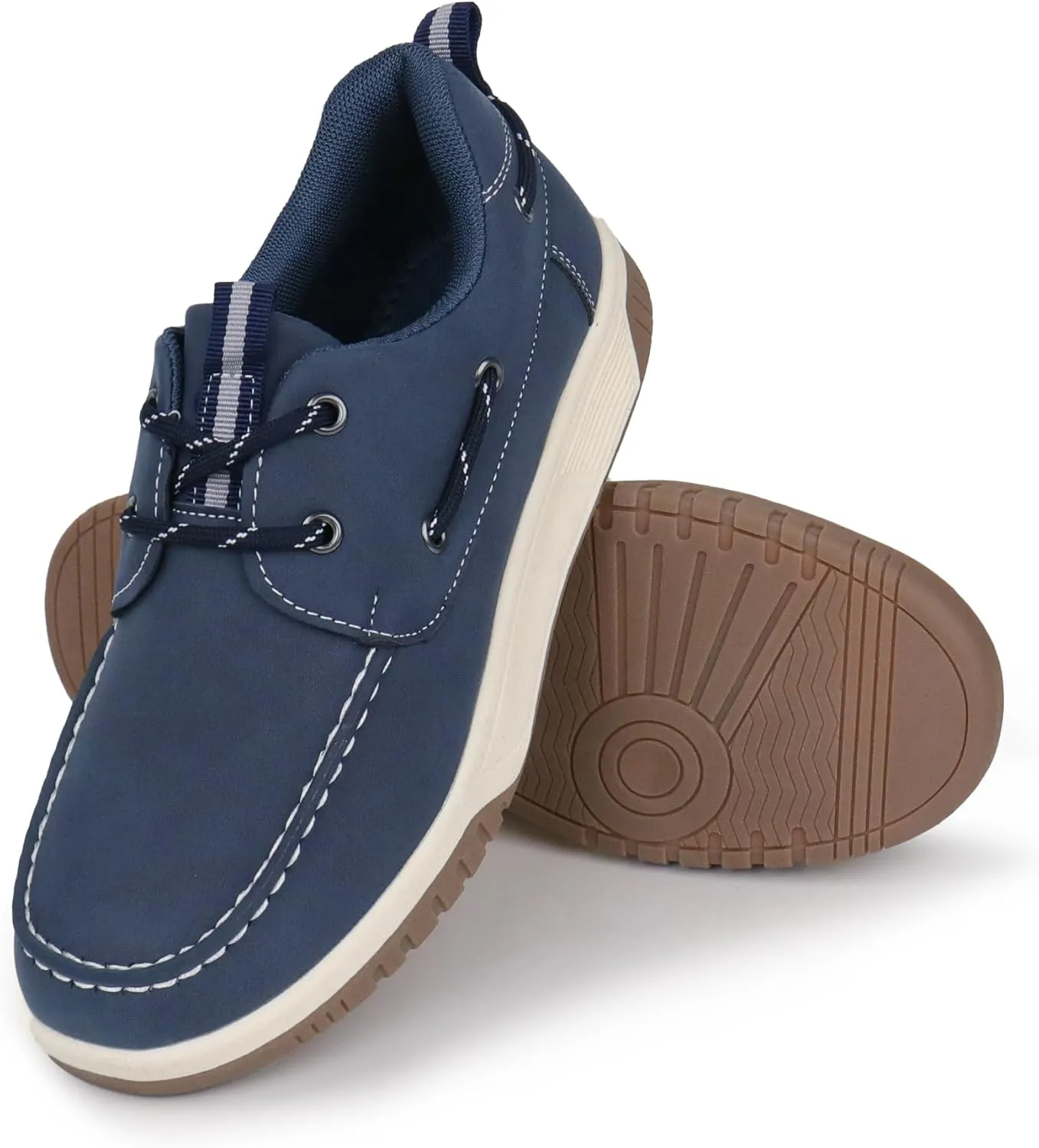 Hawkwell Kids Boys Loafer Casual School Flat Boat Shoes(Toddler/Little Kid)