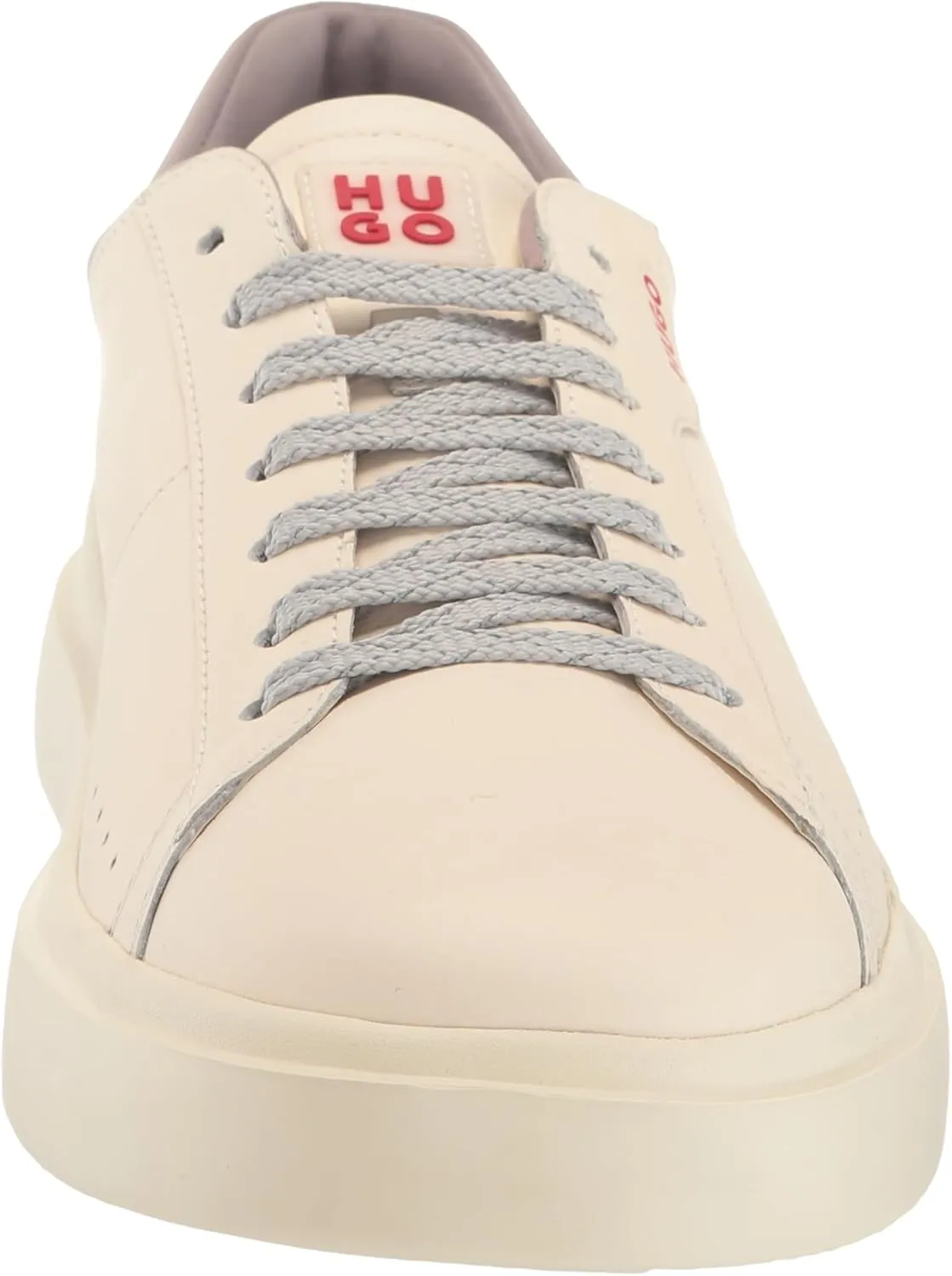 HUGO Men's Cupsole Leather Lace Up Sneaker