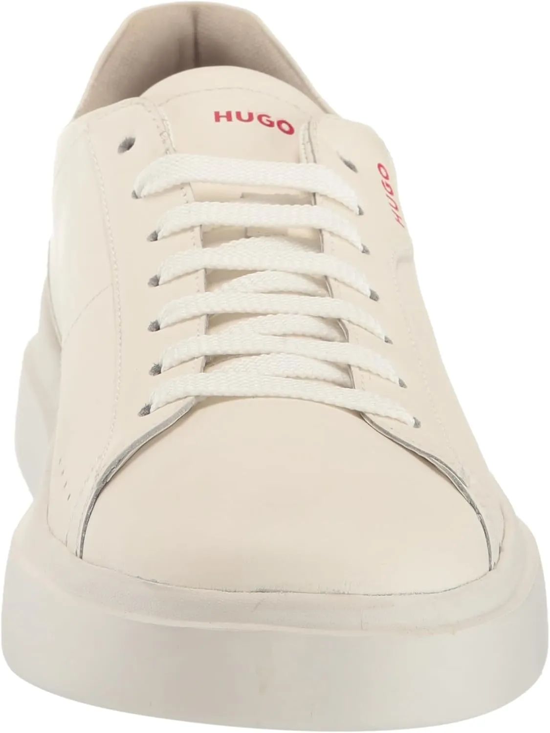 HUGO Men's Cupsole Leather Lace Up Sneaker