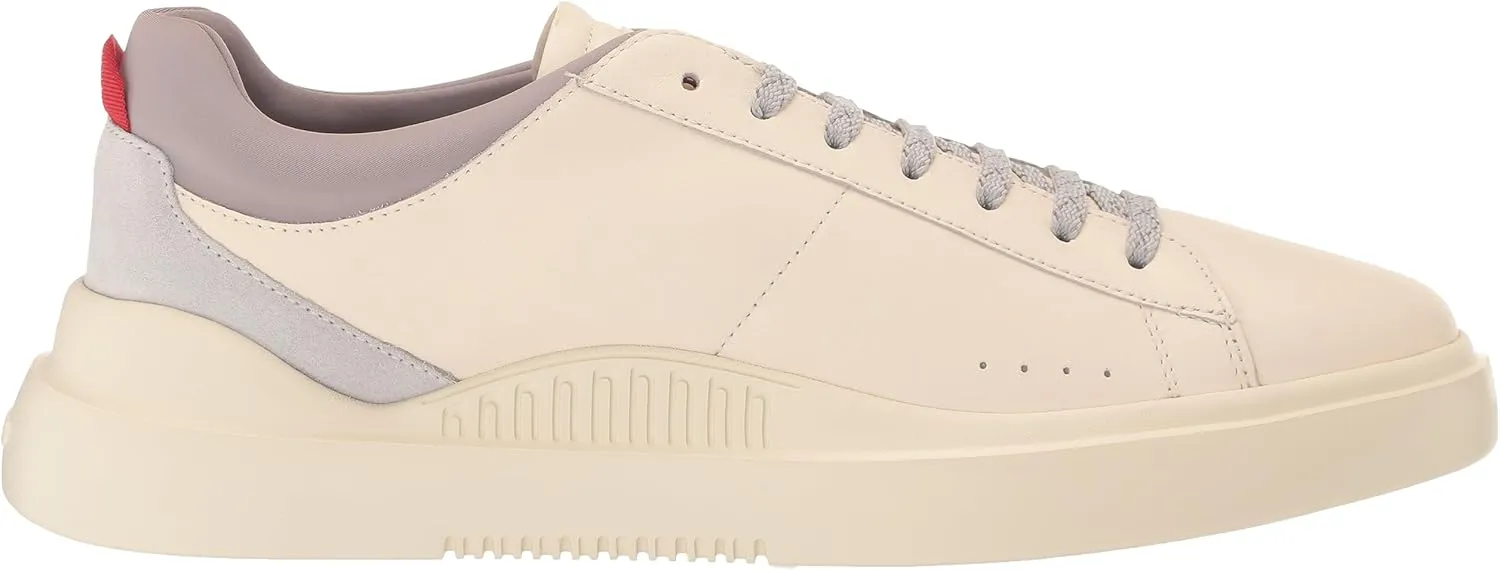 HUGO Men's Cupsole Leather Lace Up Sneaker