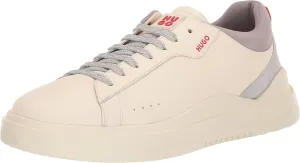 HUGO Men's Cupsole Leather Lace Up Sneaker