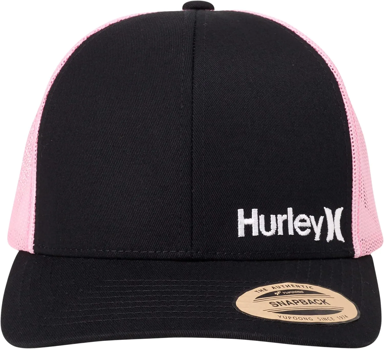 Hurley Men's Trucker Hat - Corp Snap Back Comfortable Curved Bill with Adjustable Snap Closure - Trucker Hats for Men