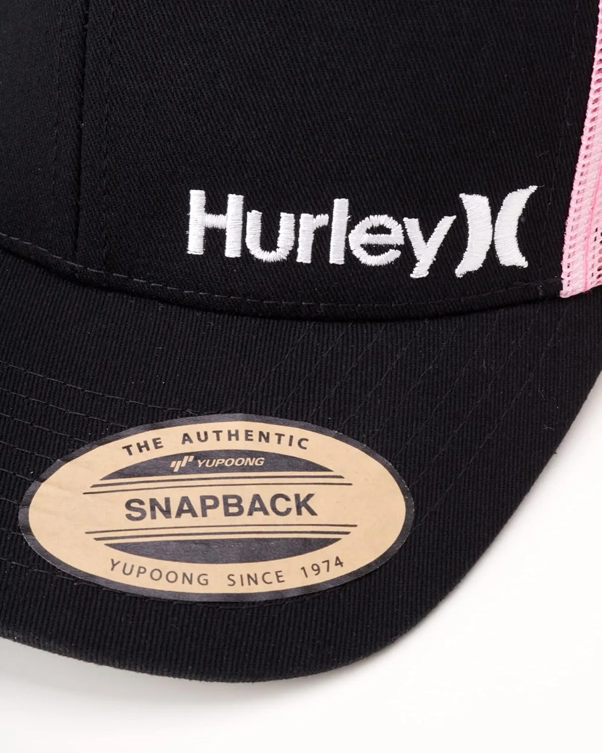 Hurley Men's Trucker Hat - Corp Snap Back Comfortable Curved Bill with Adjustable Snap Closure - Trucker Hats for Men