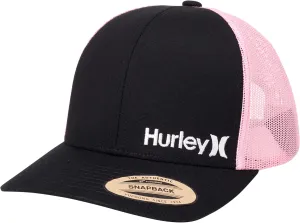 Hurley Men's Trucker Hat - Corp Snap Back Comfortable Curved Bill with Adjustable Snap Closure - Trucker Hats for Men