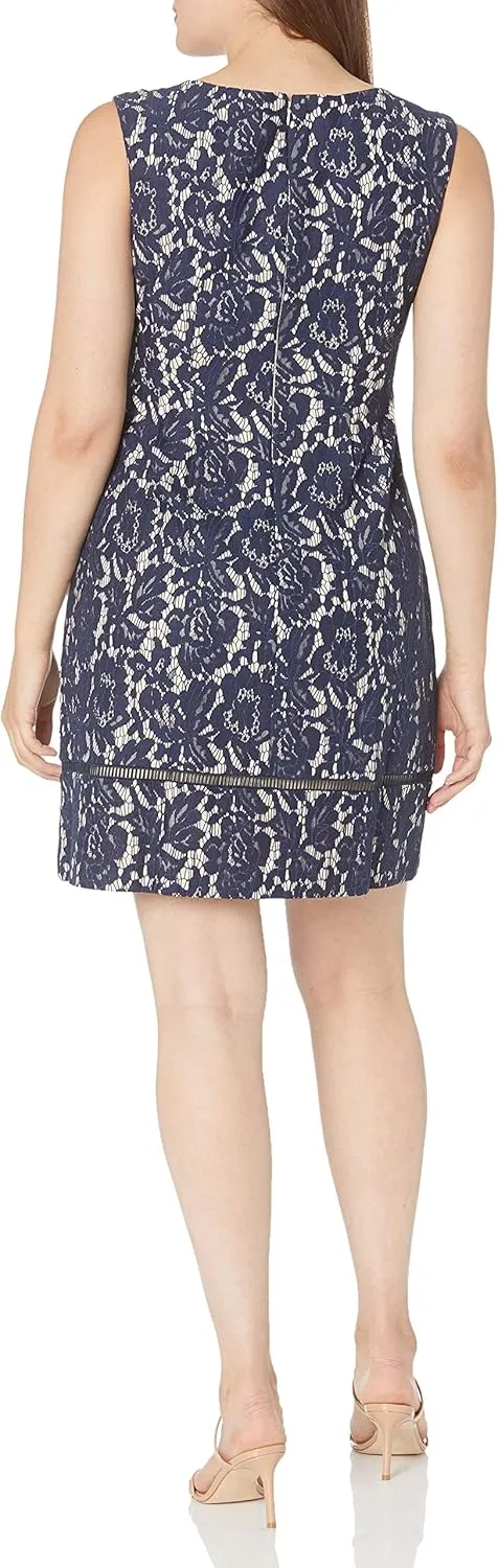 Jessica Howard Women's Lace Fit & Flare Mini Dress