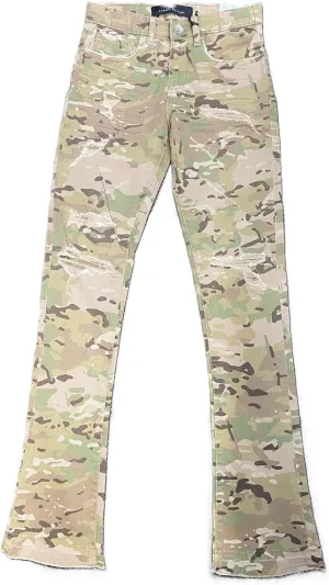 Jordan Craig - Kids Camo 2.0 Stacked Jeans (JTF960RCB)