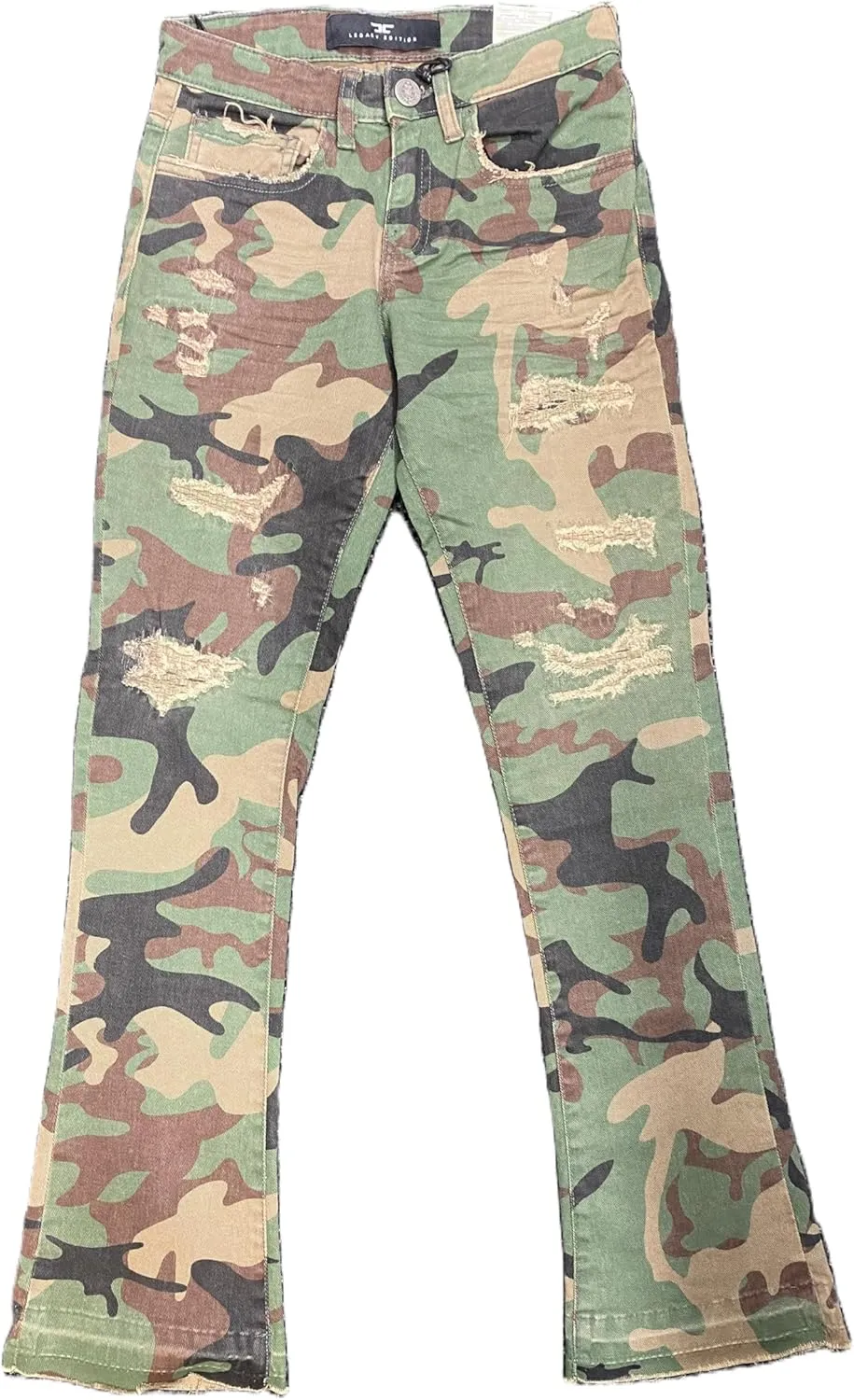 Jordan Craig - Kids Vintage Camo Stacked Jeans (JTF990RCB)