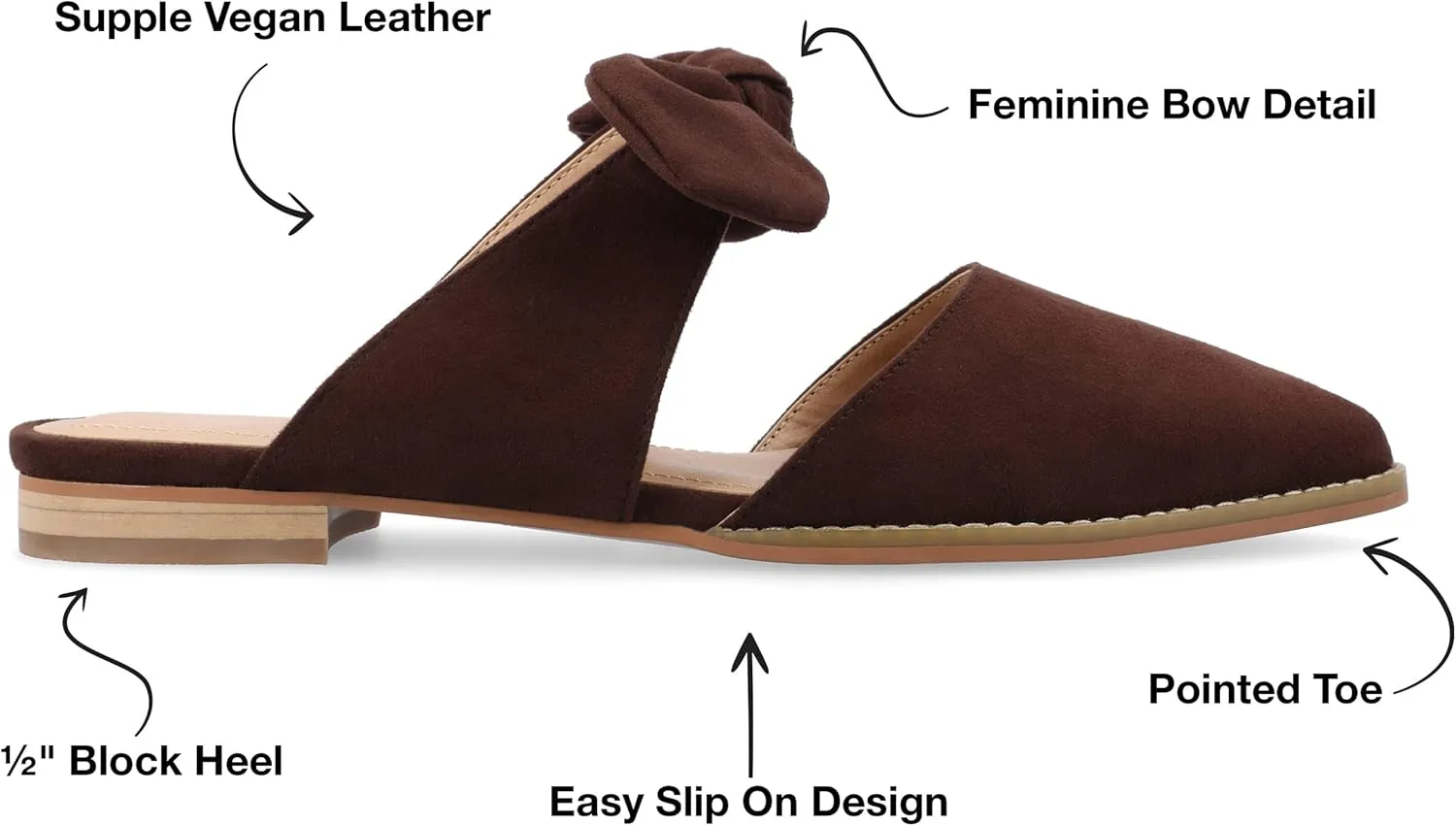 Journee Women's Telulah Mules Flats