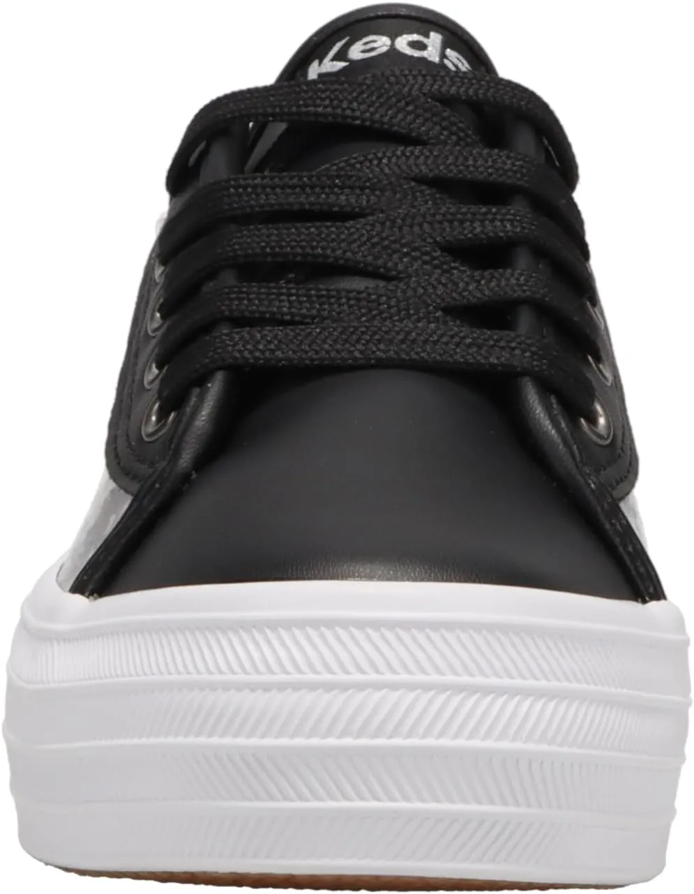 Keds Girl's Triple Up Glitter Under Glass-Black (Little Big Kid) Sneaker