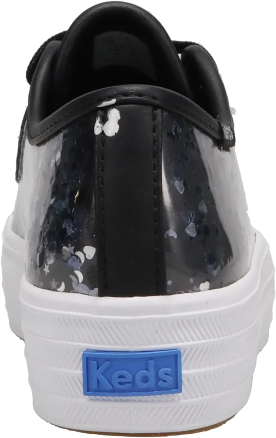Keds Girl's Triple Up Glitter Under Glass-Black (Little Big Kid) Sneaker