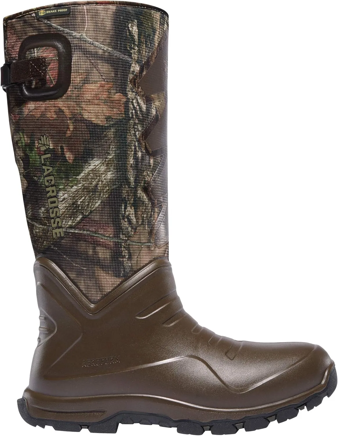 LaCrosse AeroHead Sport 16" Snake Boots for Men with Waterproof Comfort Liner, Durable Aeroform Shell, EVA Footbed, and Traction Outsole