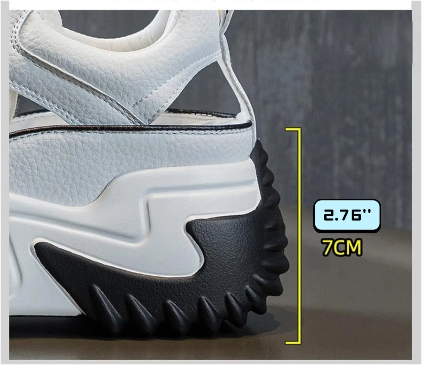 Low-Cut Breathable Mesh Dad Sandals Chunky Sneakers for Women Rhinestone Lace Wedge Shoes Summer Comfort Sport Walking