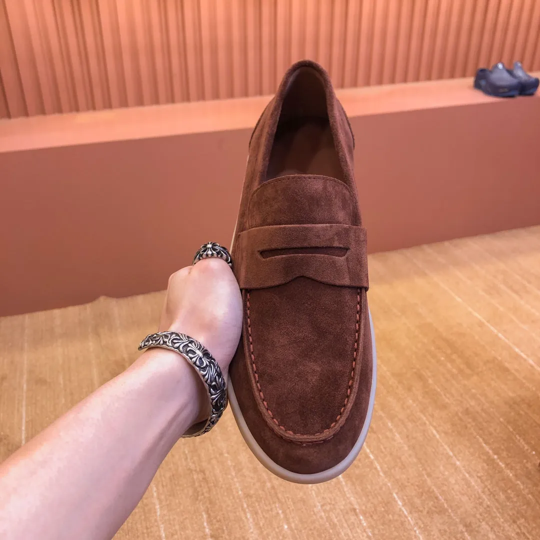 LP RETRO SUMMER WALK LOAFERS CINNAMON SUEDE